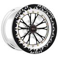 Weld Vitesse Beadlock 15x8/5x4.75/3.5 BS/3.18 HB - Black Center - Black Shell - Black SBL MT Wheel