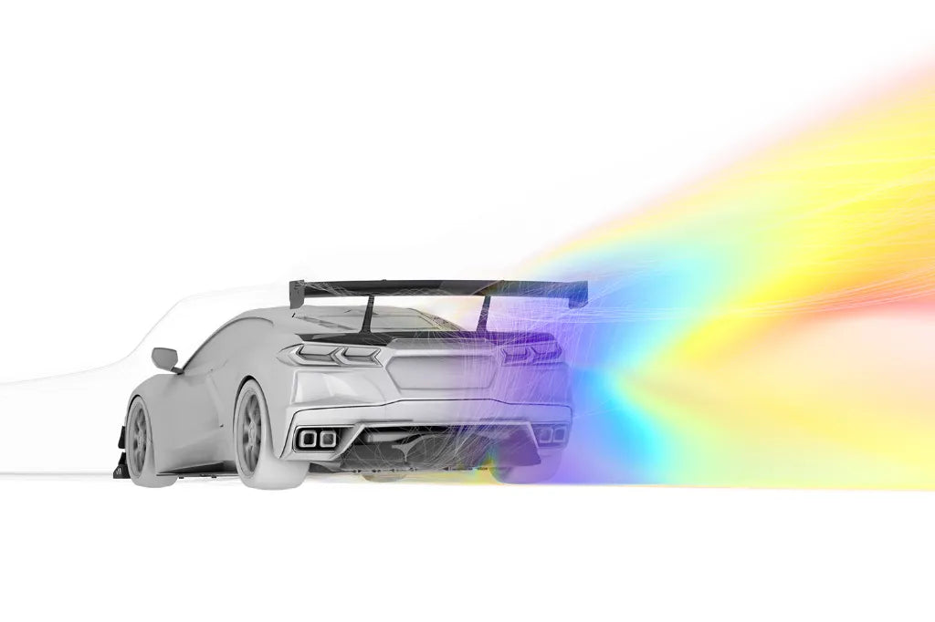 Verus Engineering WCW Swan Neck Rear Wing - C8 Corvette