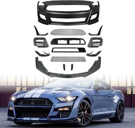 2018-2023 Ford Mustang GT500 Style Front Bumper Conversion Kit image 1