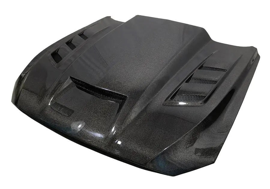 2018–2023 Ford Mustang Terminator Style Carbon Fiber Hood image 0