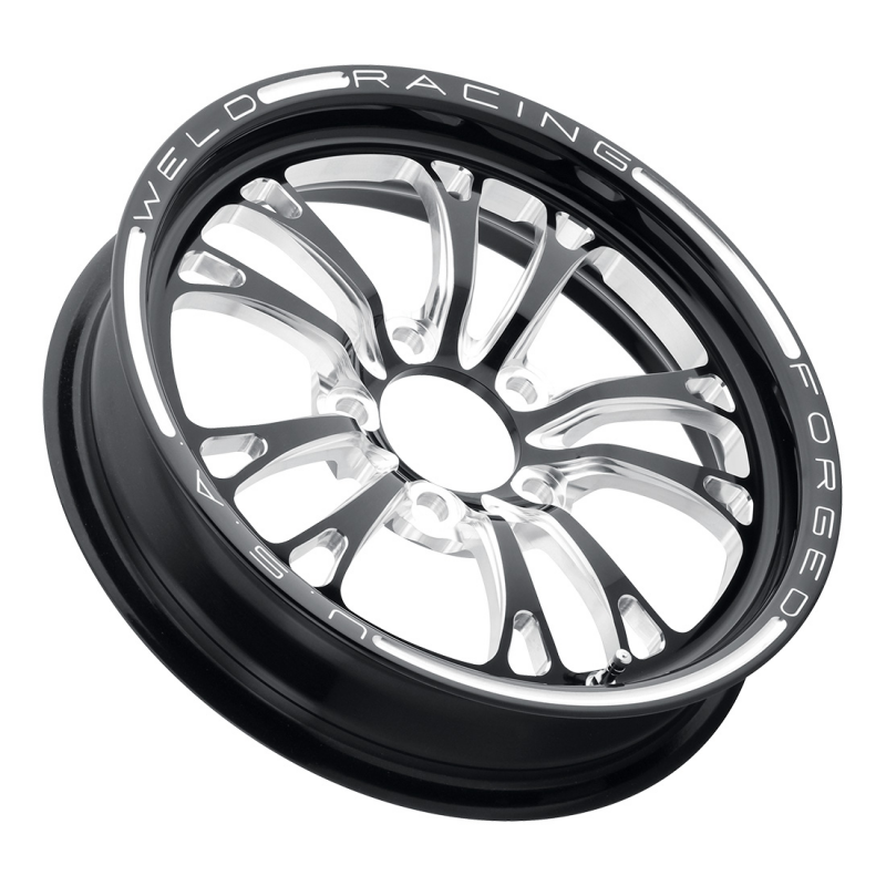 Weld V-Series Frontrunner 15x3.5 / 5x4.75 / 2.25 BS / 3.18 HB - Gloss Black Milled - Non-BL Wheel