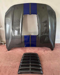 2018–2023 Ford Mustang GT500 Style Hood with Window Opening image 0