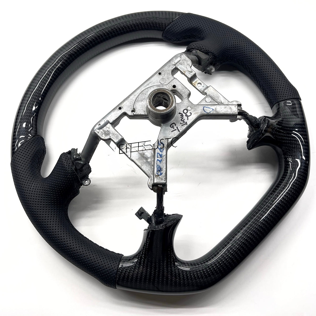 1994-2004 Ford Mustang Carbon Fiber Steering Wheel - Black Stitching image 2