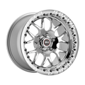 Weld S77 Beadlock 17x10/5x120/7.2 BS/3.18 HB - Polished Center - Polished Shell - Black SBL Wheel