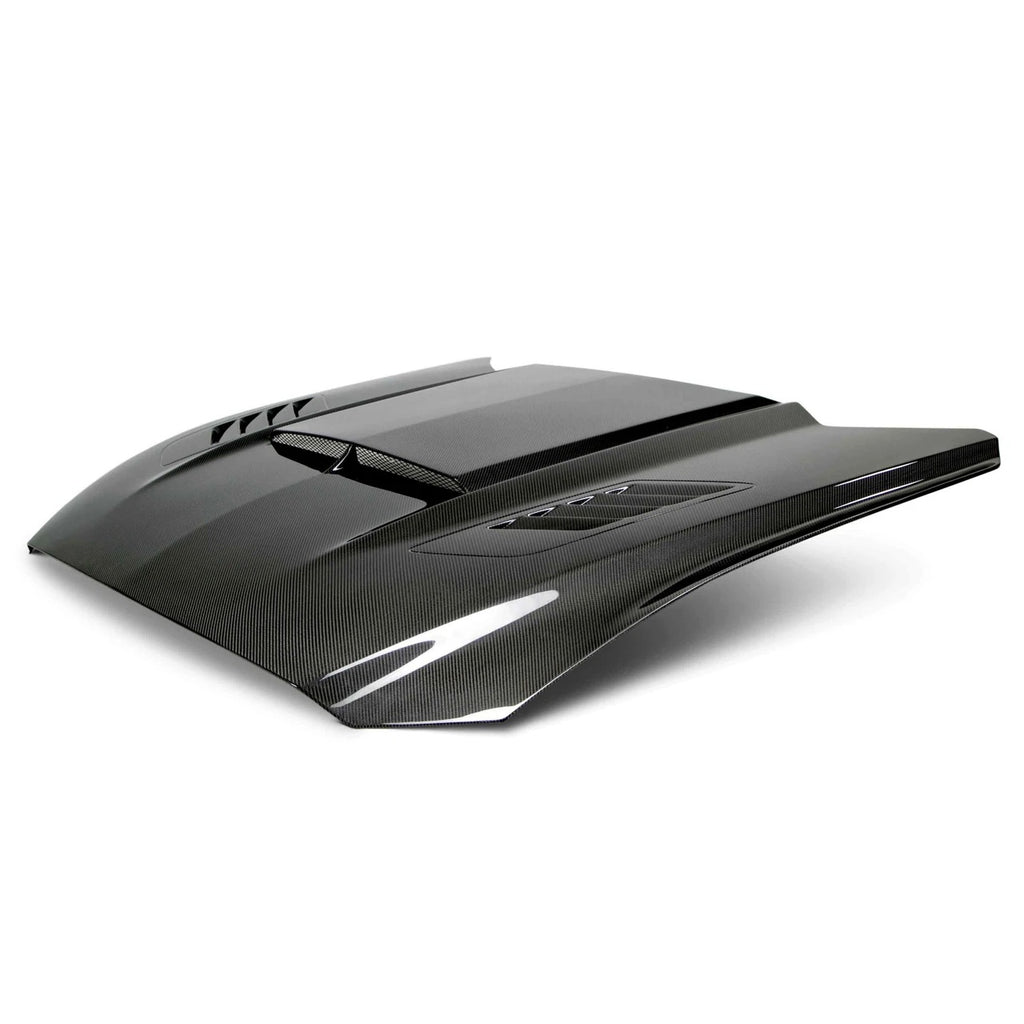 2015–2023 Ford Mustang Ram Air Carbon Fiber Hood image 0