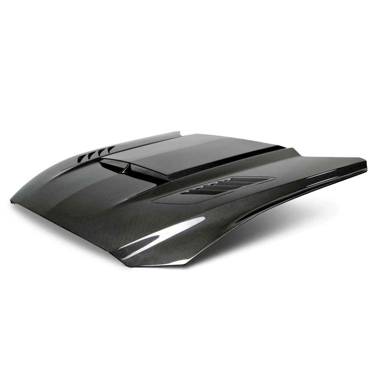 2015–2023 Ford Mustang Ram Air Carbon Fiber Hood image 0