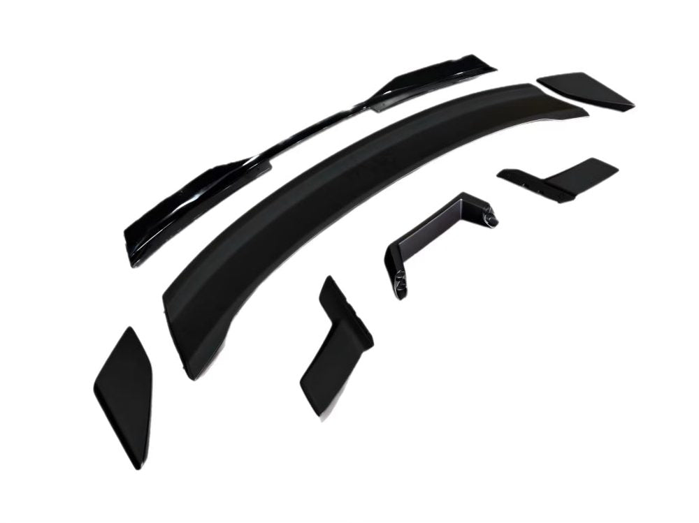 2024+ Ford Mustang Dark Horse Rear Spoiler Gloss Black ABS image 0