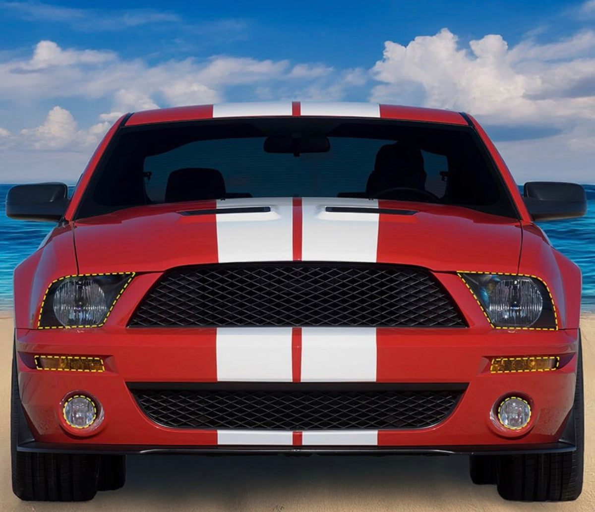 2005–2009 Ford Mustang GT500 Style Front Bumper Conversion Kit image 3