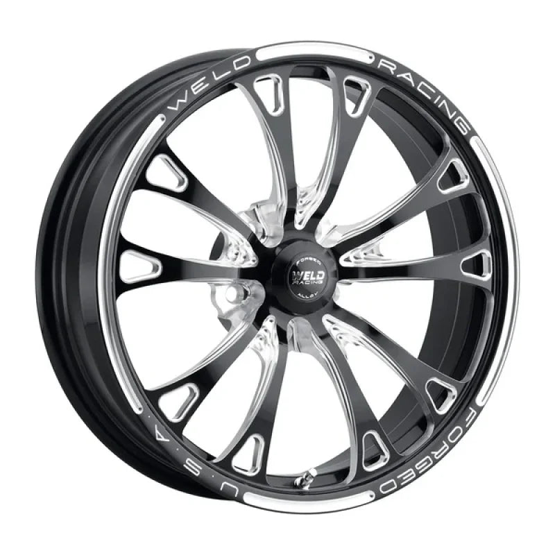 Weld V-Series Frontrunner 18x6 / 5x4.75 / 4.25 BS / 3.1 HB - Gloss Black Milled - Non-BL Wheel