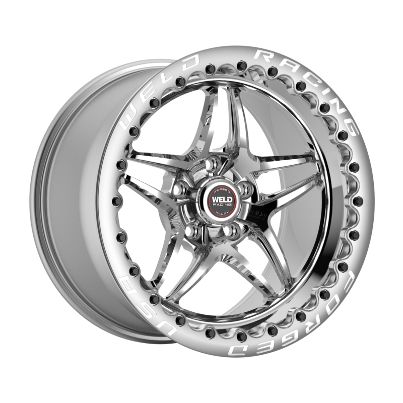 Weld S81 Beadlock 17x11/5x115/6.2 BS/3.18 HB-Polished Center-Polished Shell-Polished SBL Wheel