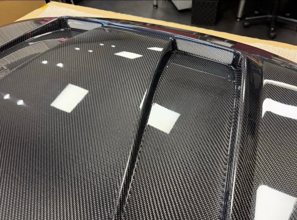 2015–2017 Ford Mustang GT3 Style Carbon Fiber Hood image 2