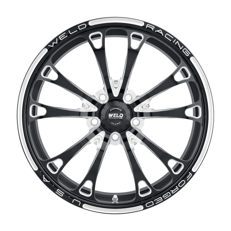 Weld V-Series Frontrunner 20x5 / 5x120 / 1.7 BS / 3.07 HB - Gloss Black Milled - Non-BL Wheel