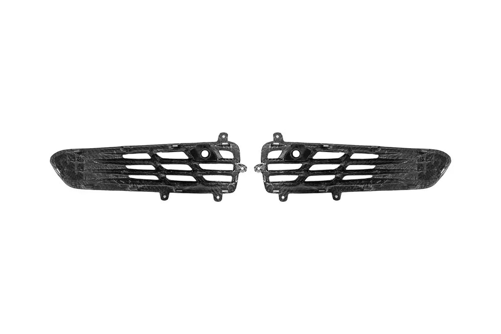 2023–2027 C8 Corvette Z06 / E-Ray / ZR1 Carbon Fiber Rear Bumper Vent Inserts