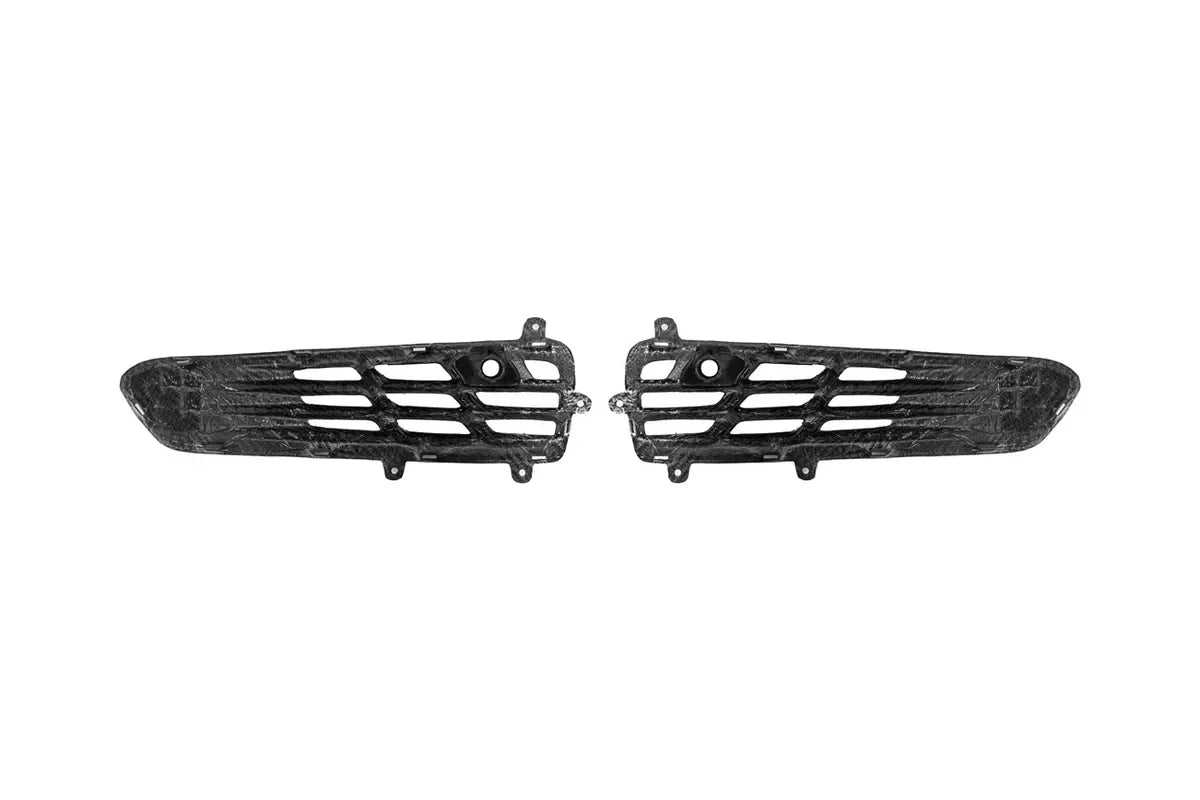 2023–2027 C8 Corvette Z06 / E-Ray / ZR1 Carbon Fiber Rear Bumper Vent Inserts