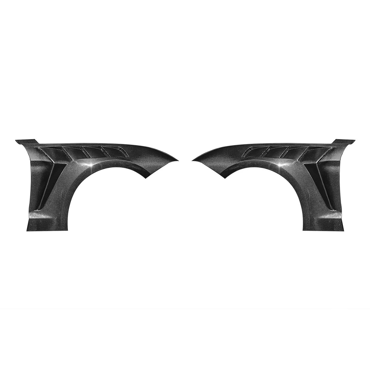 2015–2017 Ford Mustang Vented Carbon Fiber Front Fenders (Pair) image 0