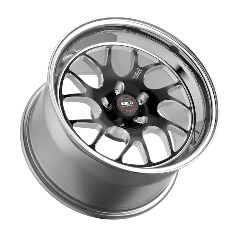 Weld S78 18x10 / 5x120.65 / 7.1 BS / 3.18 HB - Black Center - Polished Shell - Non-BL Wheel