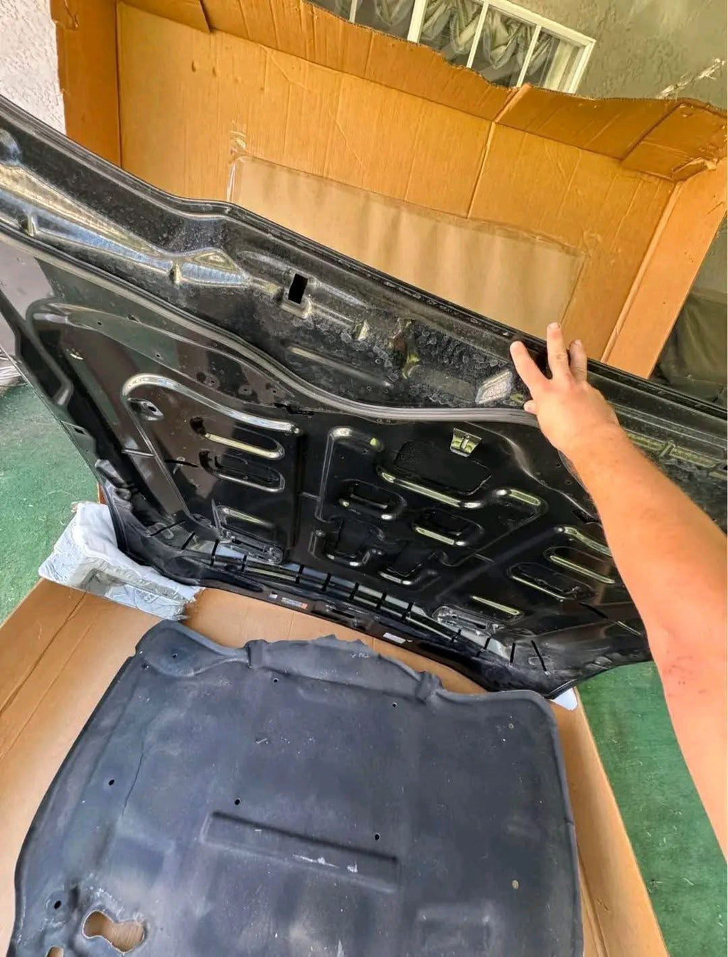 2024–2026 Ford Mustang Dark Horse Style Hood image 2