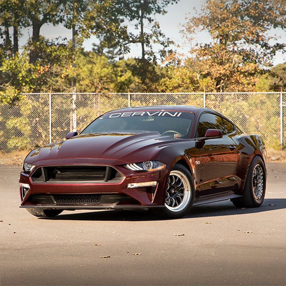 Cervini Fiberglass Cobra R Hood Mustang EcoBoost/ GT 18-23 image 3