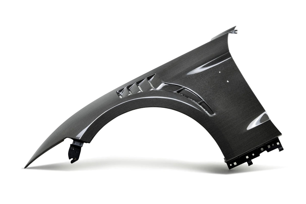 2020–2022 Ford Mustang Shelby GT500 Style Carbon Fiber Front Fender – Driver Side image 0