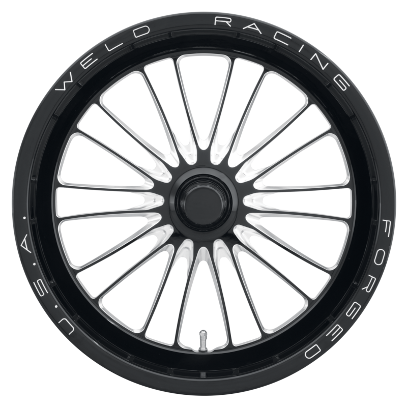 Weld RPM Frontrunner 15x3.5 / Anglia Spindle - NB / 1.75 BS - Gloss Black Milled - Non-BL Wheel