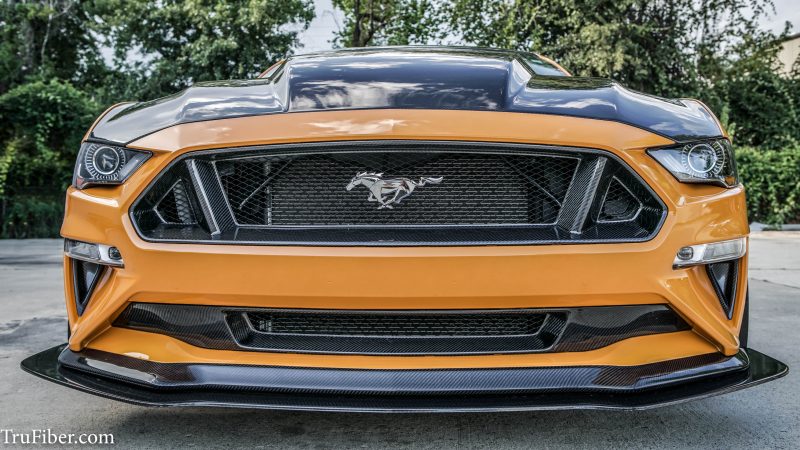 2018-2023 S550 Mustang Carbon Fiber LG351 Chin Spoiler