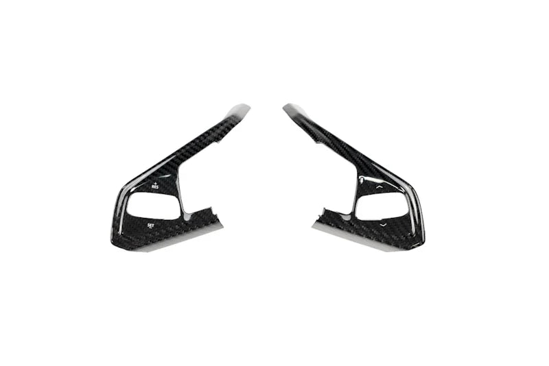 2024+ C8 Corvette Carbon Fiber Steering Wheel Side Covers – Heated