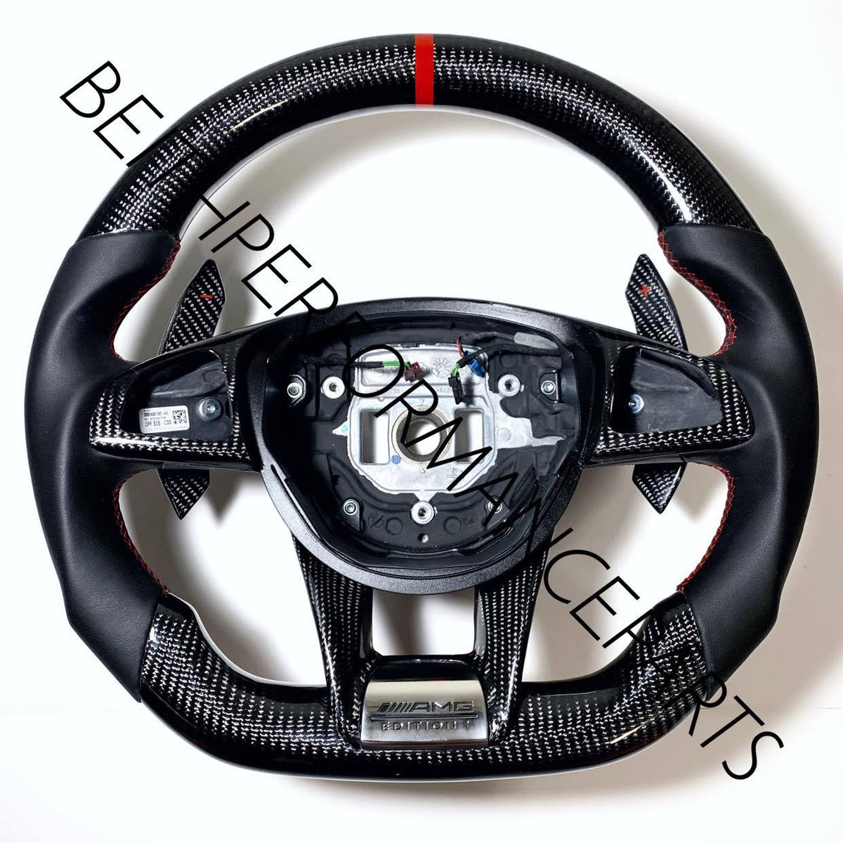 2015-2018 Mercedes C-Class W205 – Carbon – Red Stitching