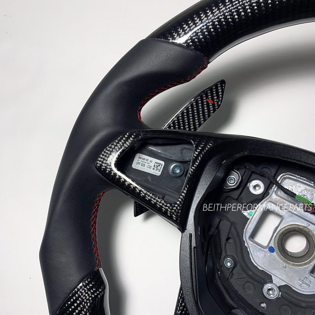 2015-2018 Mercedes C-Class W205 – Carbon – Red Stitching