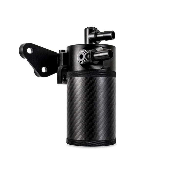 Mishimoto Carbon Fiber Baffled Oil Catch Can Kit for 2020–2026 Chevrolet Corvette C8 Coupe – PCV Side Oil Separator