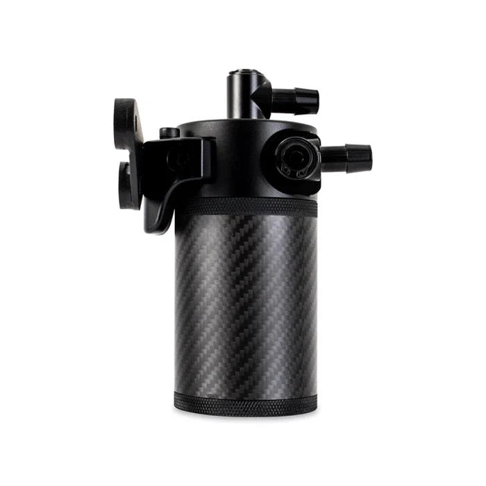 Mishimoto Carbon Fiber Baffled Oil Catch Can Kit for 2020–2026 Chevrolet Corvette C8 Coupe – PCV Side Oil Separator