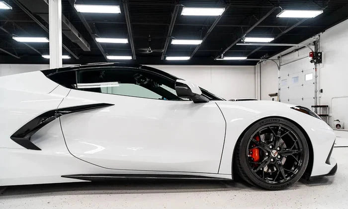 C8 Corvette Stingray Carbon Flash Rocker Panel Extensions