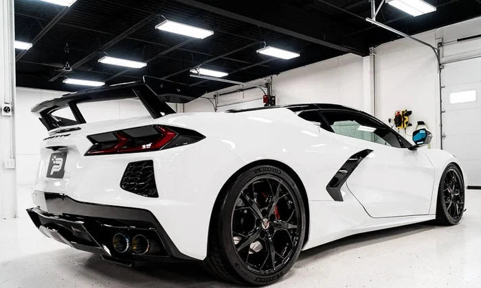 C8 Corvette Stingray Carbon Flash Rocker Panel Extensions