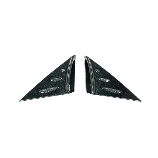 C8 Corvette Carbon Flash Anti-Buffeting A-Pillar Trim Overlays