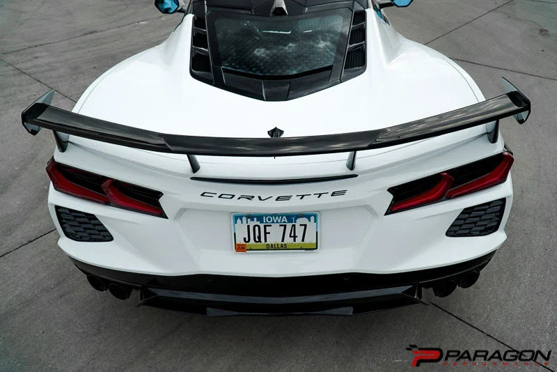 Corvette C8 Stingray Carbon Fiber High Wing Spoiler