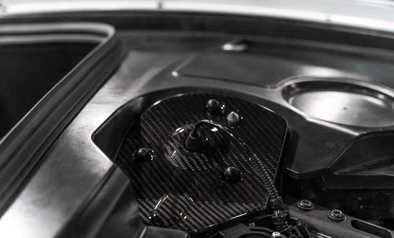 C8 Corvette Carbon Fiber Rear Strut Tower Covers