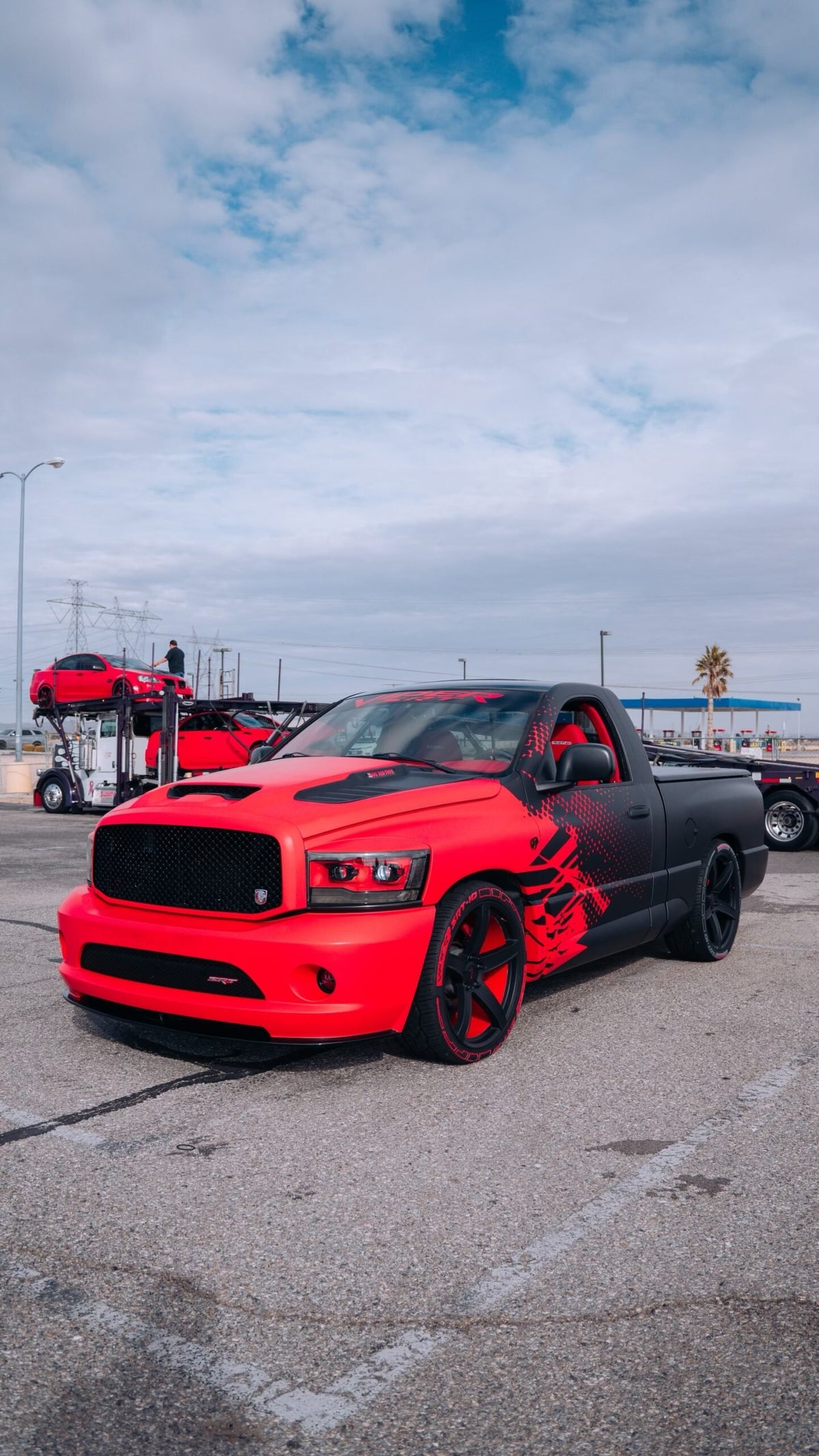 02-05 dodge ram TRX hood