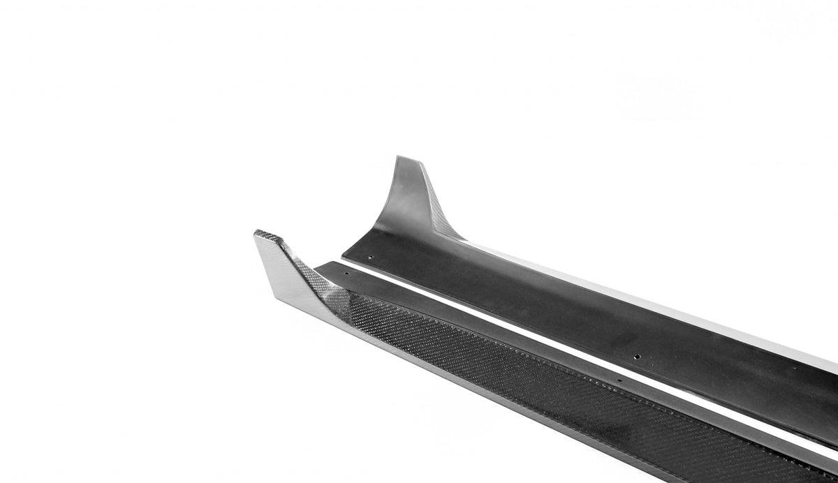 Tesla Model 3 Carbon Fiber XR15-C Side Skirts - EXCLUSIVE