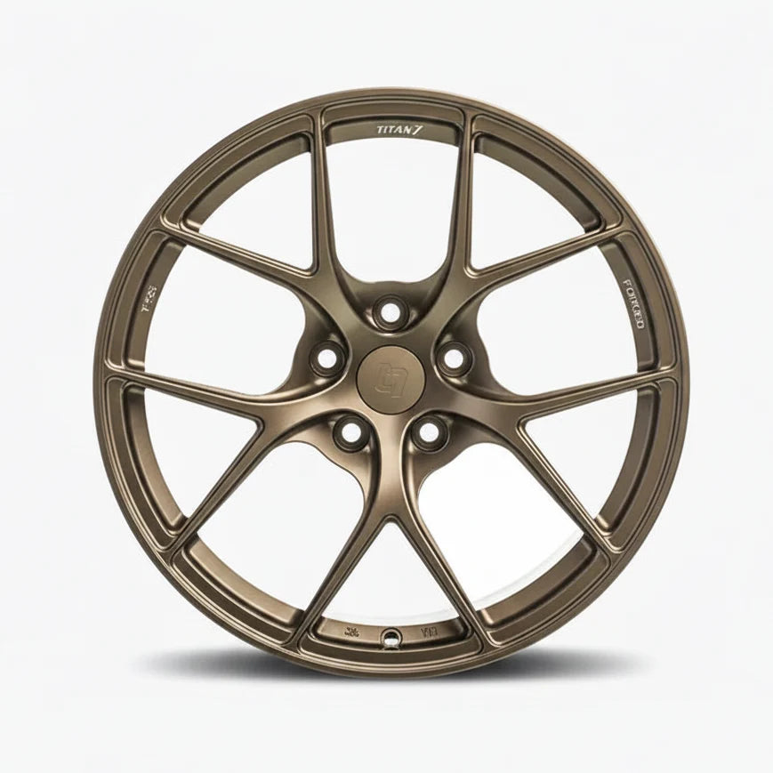 Titan 7 T-S5 C8 Corvette Forged Wheels – Techna Bronze (19x9 / 20x11.5)