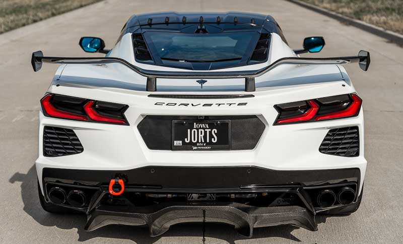 Verus Engineering Carbon Flash Rear Diffuser - C8 Corvette