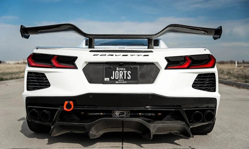Verus Engineering Carbon Flash Rear Diffuser - C8 Corvette
