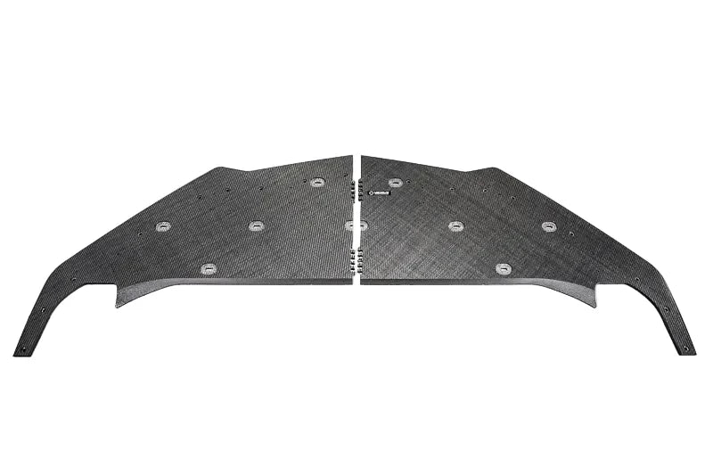 Verus Engineering Carbon Polyweave Front Splitter Kit with Carbon Fiber Air Dam - C8 Corvette