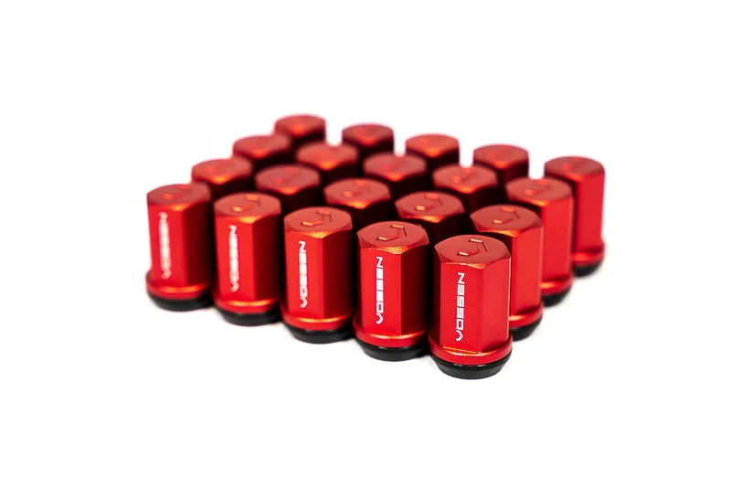 Vossen M14x1.5 Aluminum Lug Nuts – Red