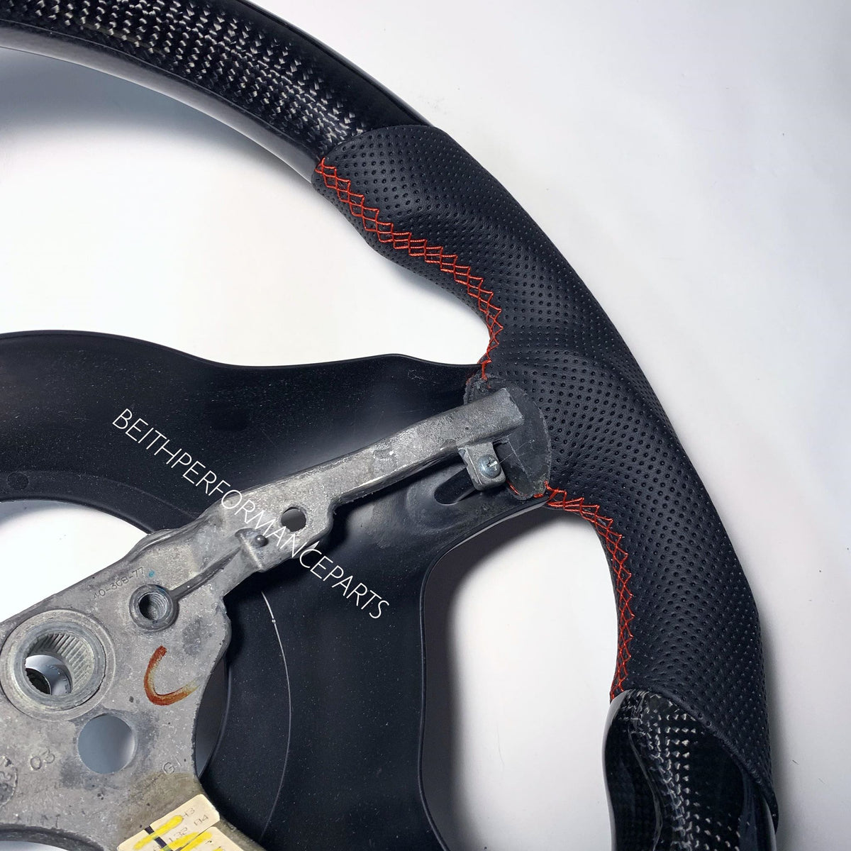 2003-2010 Dodge Viper – Carbon – Red Stitching, Red Stripe