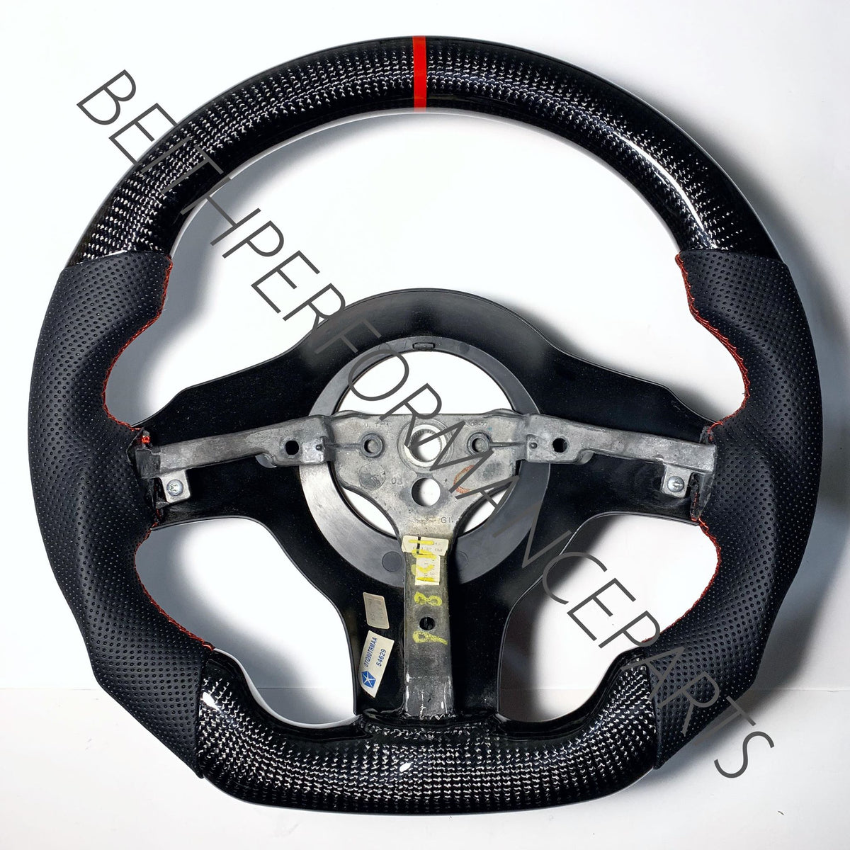 2003-2010 Dodge Viper – Carbon – Red Stitching, Red Stripe