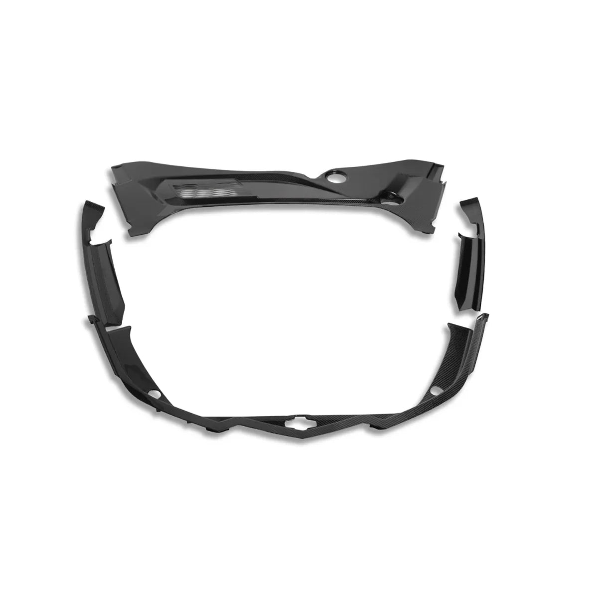 2020-2026 Corvette C8 Carbon Fiber Pre-Preg Front Frunk Surround Trim Kit